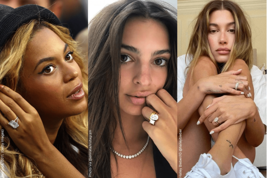 The Meaning and Symbolism Behind Iconic Celebrity Engagement Rings – Hollywood Life